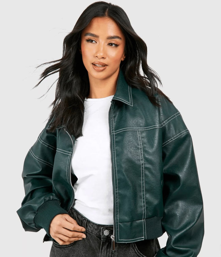 Breeze™ | Loose Fit Leather Jacket