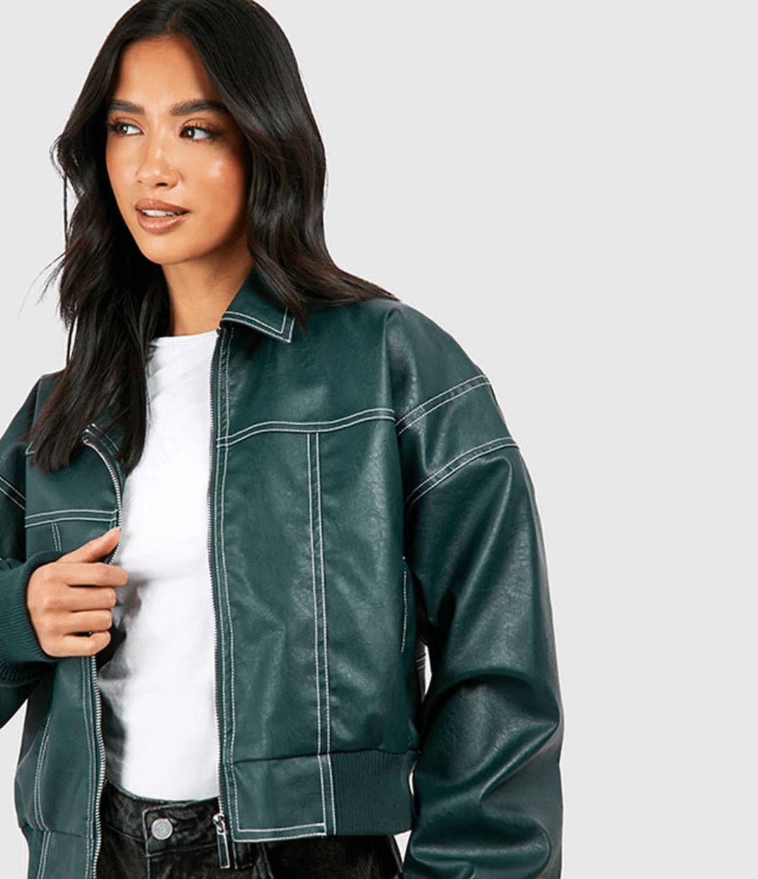 Breeze™ | Loose Fit Leather Jacket